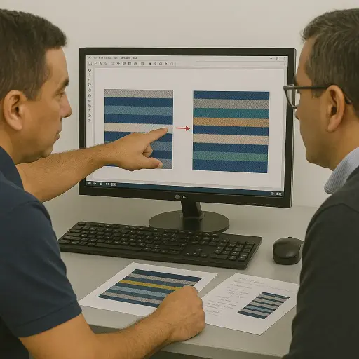 Corrección / Ajuste de diseño de tejido hecho por tercero